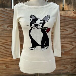 White House Black Market Frenchie Pullover Top